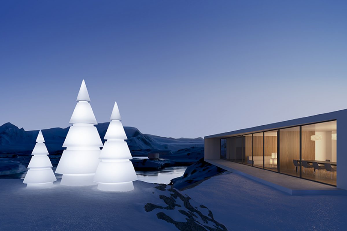 Ramn Esteve designed Forest for Vondom, the architectural vision of the traditional Christmas tree