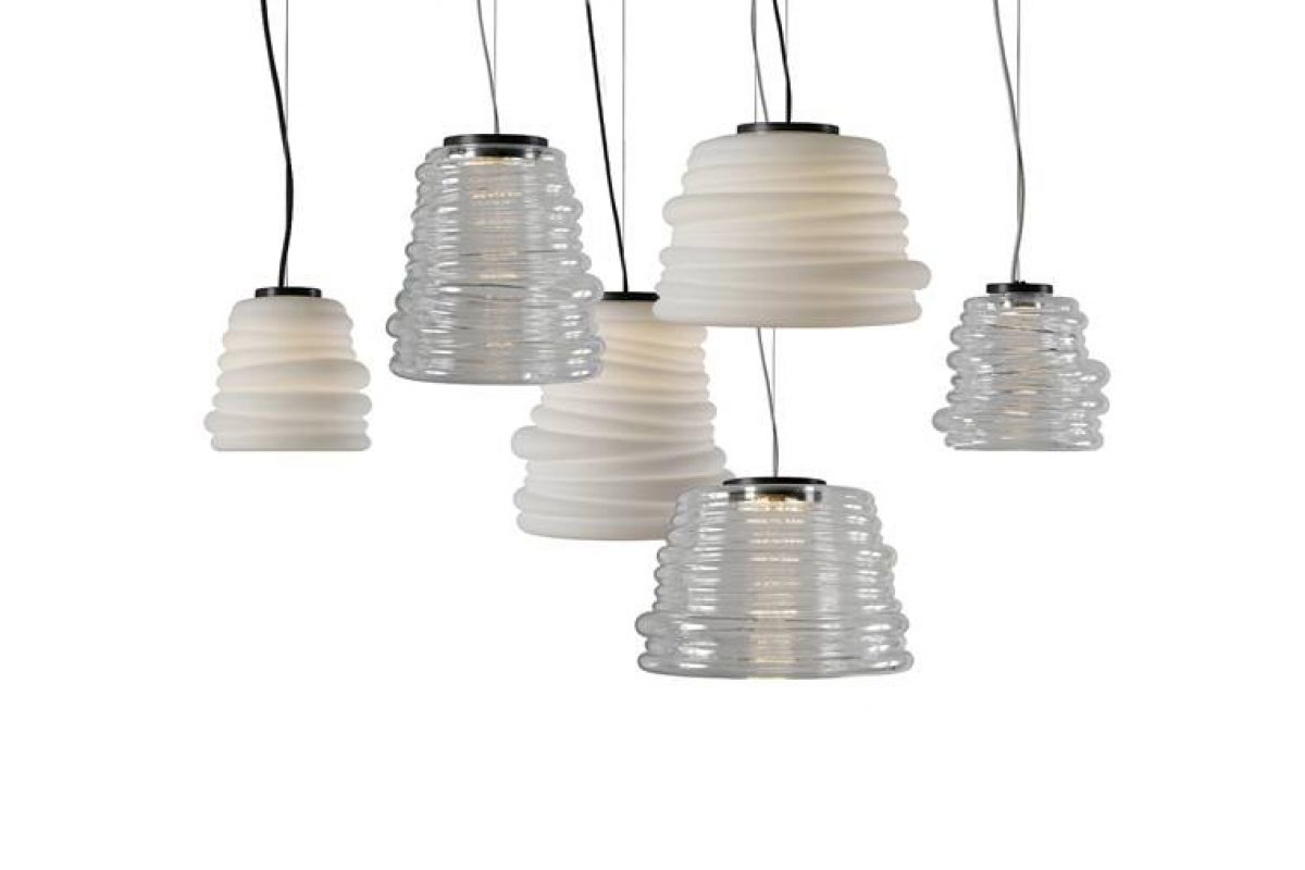 Euroluce 2019 preview: Paola Navone signs Bibendum ceiling lamp for Karman, a tribute to the matching of opposite worlds