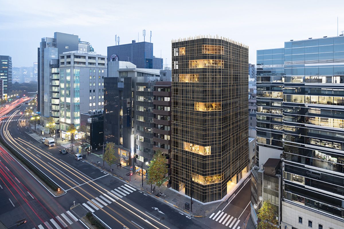 Kojimachi Terrace, the woven office building designed by nendo to enjoy the outdoors