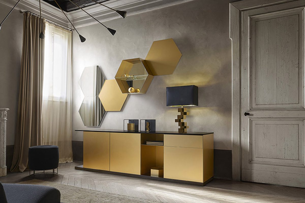 Emera by Studio 28 for Ronda Design. A mixture of styles in a functional and elegant sideboard