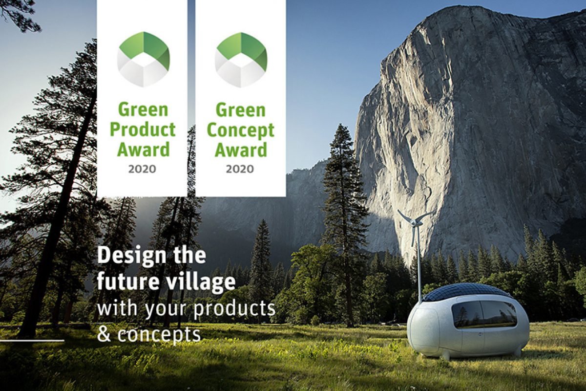 Call for submission for the sustainable design contest, Green Product and Concept Award 2020