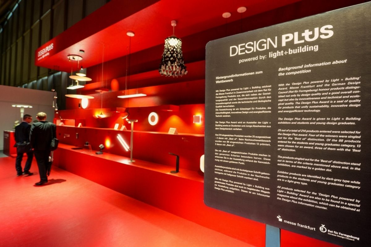 Design Plus contest promoted by Light + Building announced the best design innovations in lighting