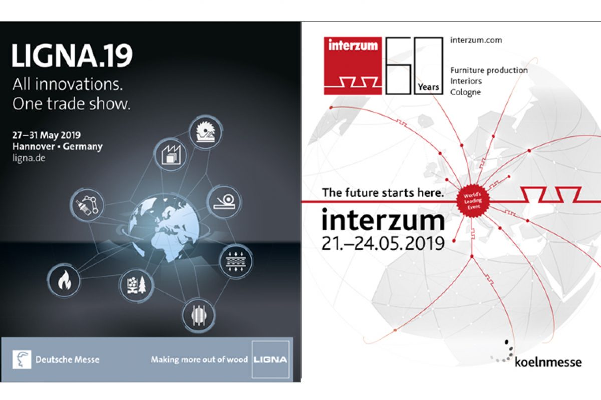Ligna & Interzum collaborate in May 2019. 1 trip + 1 ticket = 2 shows