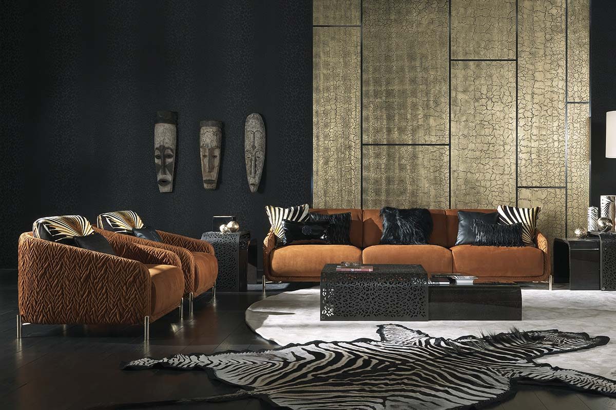 The African influence in The Wild Living by Roberto Cavalli Home
