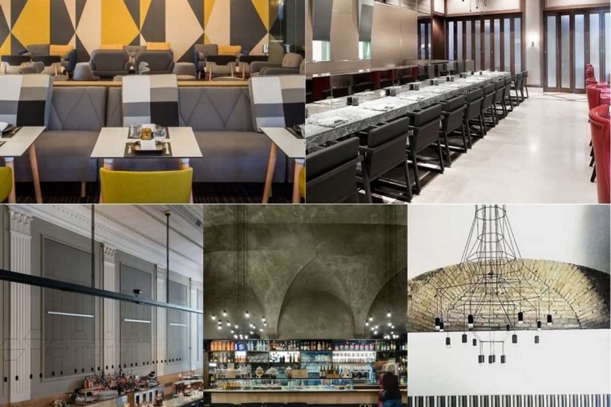 Five restaurants that have chosen VIBIA lamps to stand out from the others