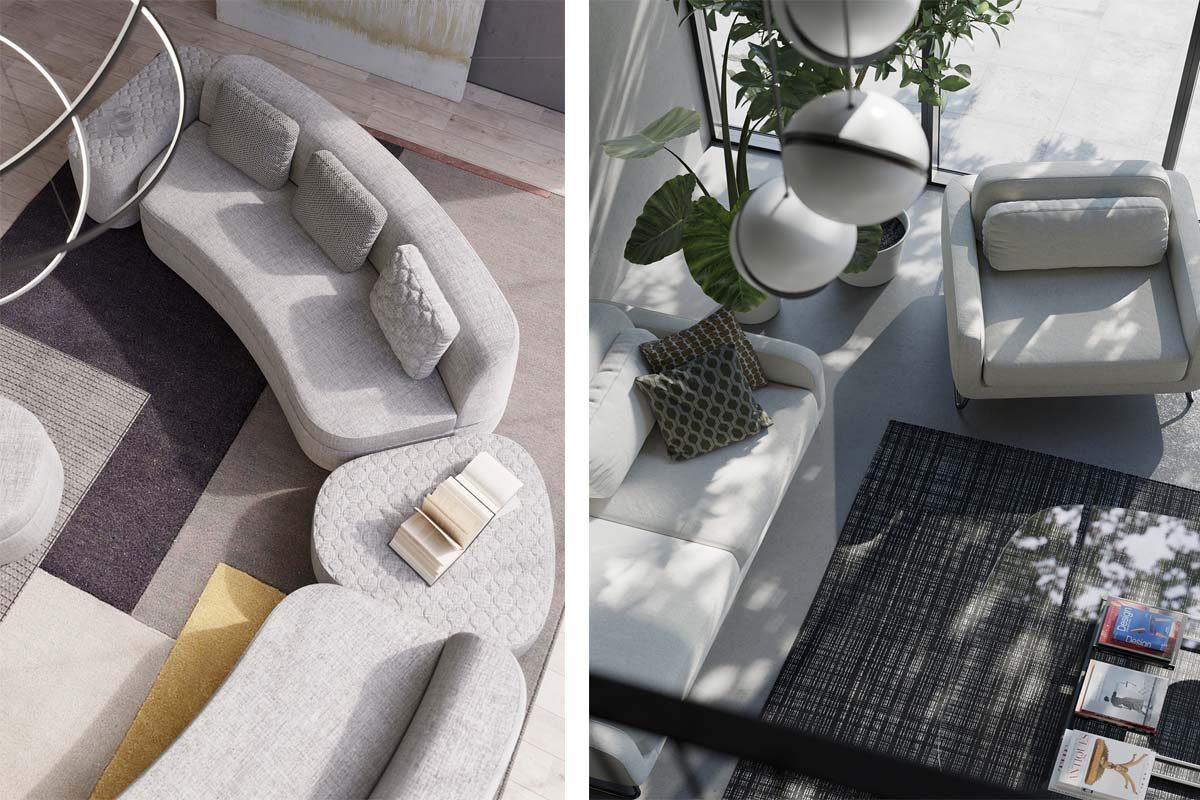 Alessandro Elli and Simone Micheli signed new sofa beds of Milano Bedding