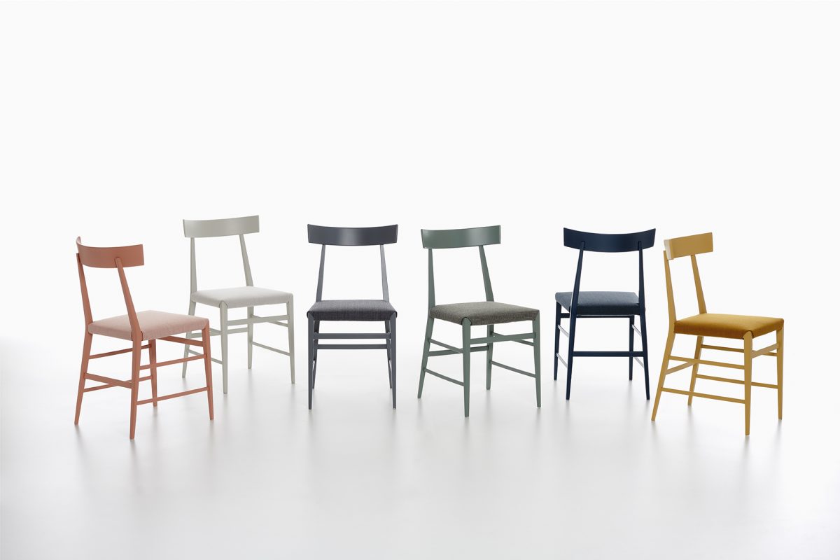 Noli chair by Ludovica + Roberto Palomba for Zanotta. Inspired by the Ligurian model of craftsmanship