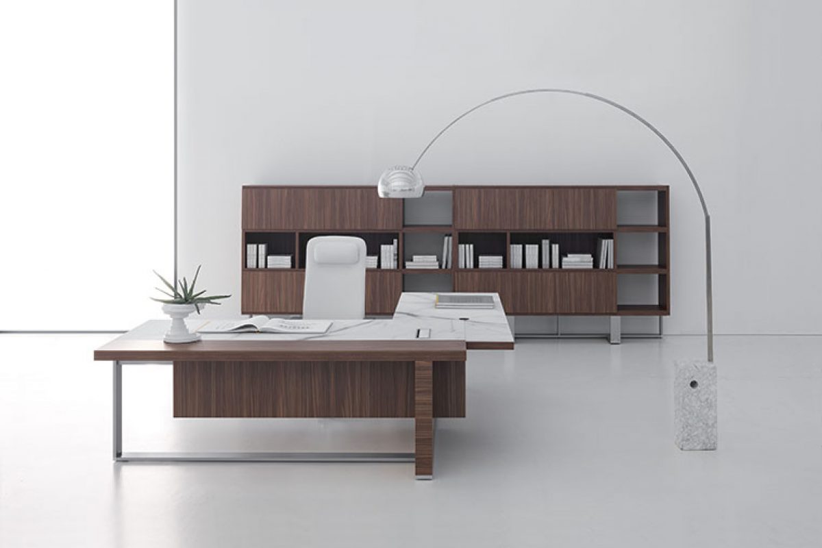 DV913-Vigo by Baldanzi & Novelli for DVO_, sculptural balance of volumes for executive furniture