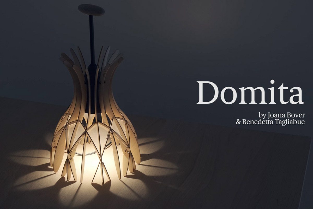 Benedetta Tagliabue and Joana Bover play with light and volume with Domita, a little wooden dome