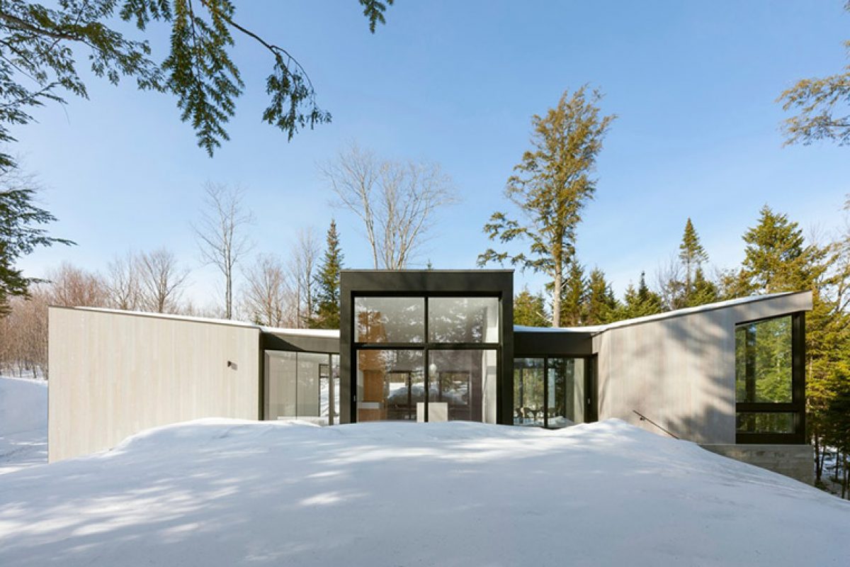 Triptych residence designed by Yh2. A tableau for all seasons