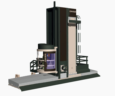 Mobile column machining center, model 30KCU-AR