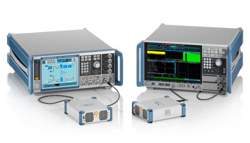 El R&S FE170ST y R&S FE170SR amplan el rango de frecuencias del R&S SMW200A y del R&S FSW hasta 110 GHz y 170 GHZ...