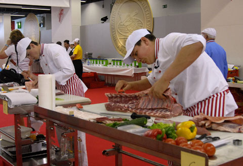 A lo largo de los seis das de IFFA se celebran mltiples concursos relacionados con el procesamiento de la carne