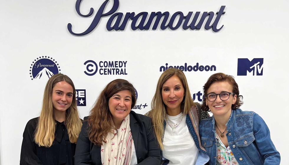 Carolina Gmez, Rosala Jimnez, Mara Costas y Laura Pacios, del equipo de Consumer Products de Paramount