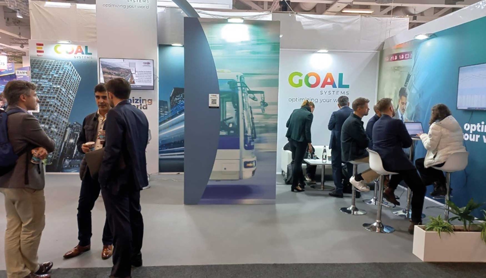 El stand de Goal Systems en Innotrans El stand de Goal Systems en Innotrans