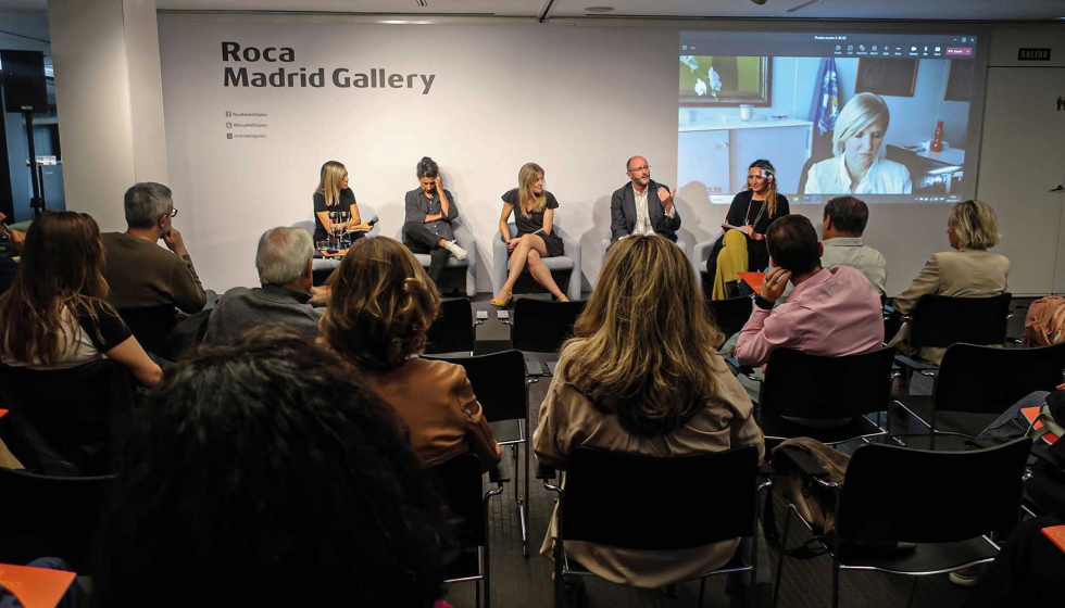 Imagen de la jornada en el Roca Gallery de Madrid, para conmemorar el Da Mundial de la Arquitectura