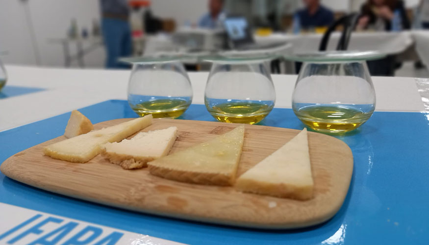 Quesos elaborados con aceite de oliva