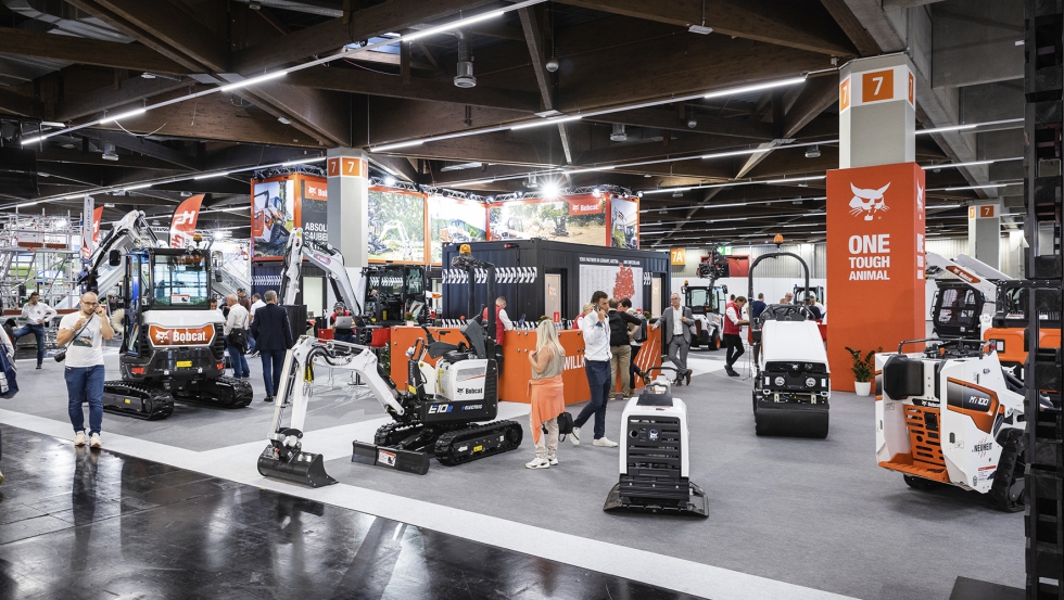 Stand de Bobcat en Galabau