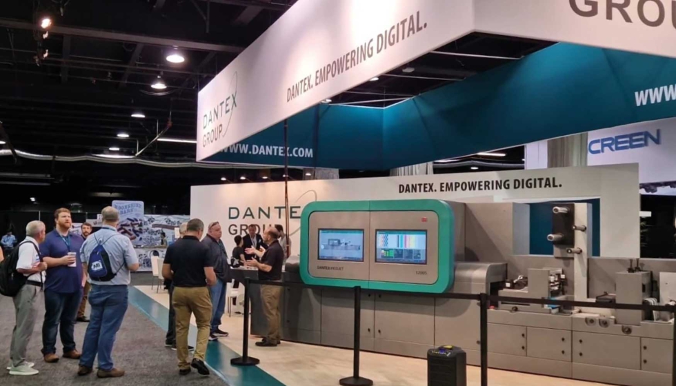 Stand de Dantex en Labelexpo Amricas 2022