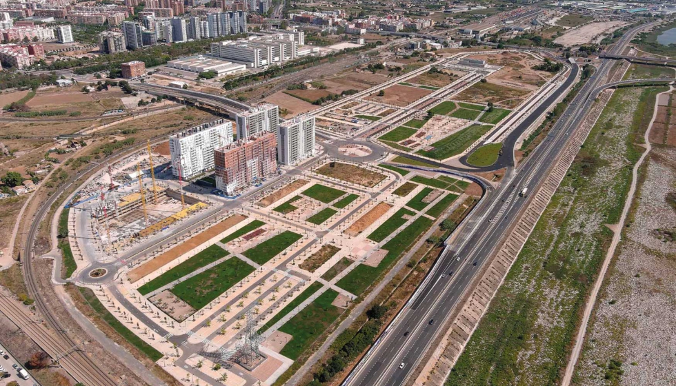 Vista aérea de Turianova que marca un hito en a Comunidad Valencia hacia la construcción de ‘smart cities’ Vista aérea de Turianova que marca un hito en a Comunidad Valencia hacia la construcción de ‘smart cities’