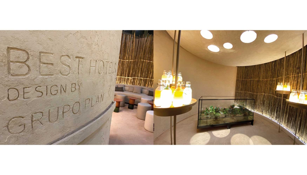 Menos es ms en este concept room de Grupo Plan para Best Hotel, que se mimetiza con el entorno de Cabo de Gata, que le sirve de inspiracin...