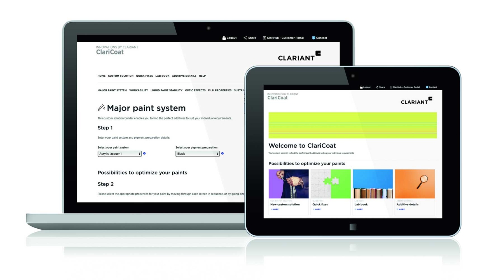 ClariCoat permite la formulacin personalizada de pintura