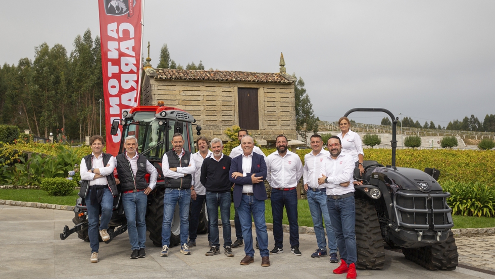 Equipo de Antonio Carraro Ibrica, junto al CEO, Marcello Carraro