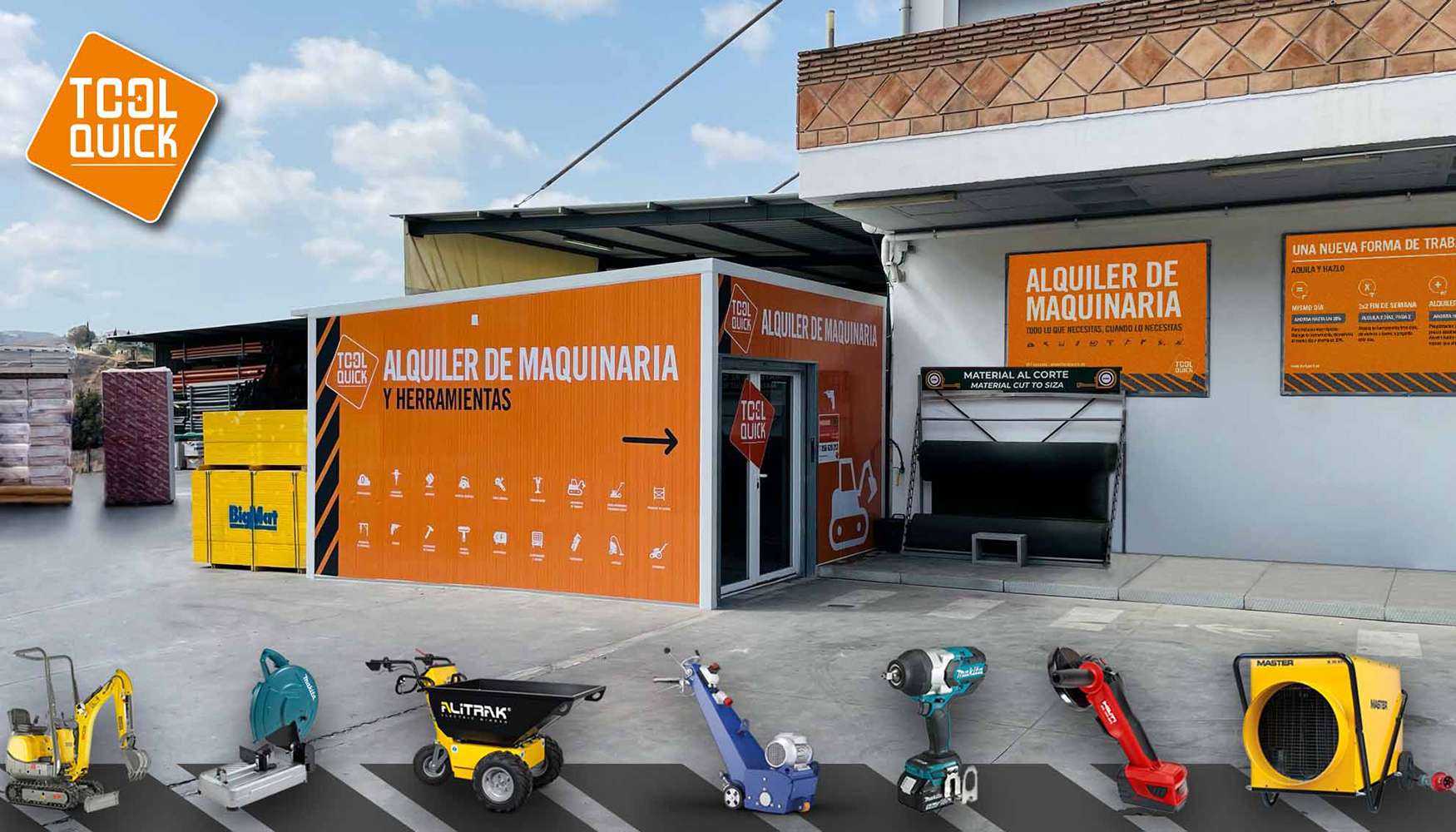 Con esta nueva tienda se avanza en el plan de expansin de la empresa y se suma una segunda tienda ToolQuick en la localidad de Mijas...