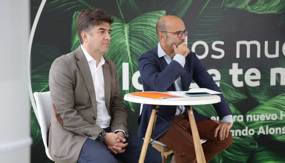 El director de Retail Galp Iberia, David lvaro, y el Country Manager de Galp en Espaa y Head de B2C de Galp Iberia, Joo Diogo Marques da Silva...