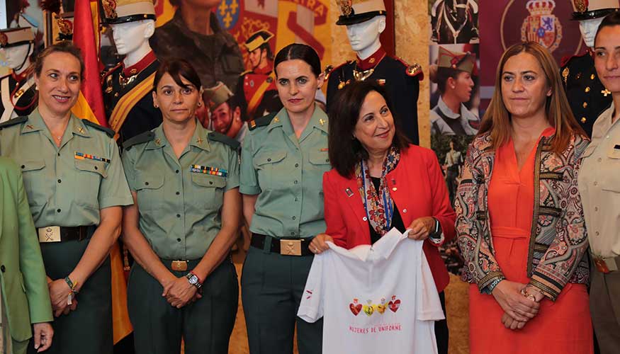 La ministra Robles durante la inauguracin. Foto: Iaki Gmez /Ministerio de Defensa