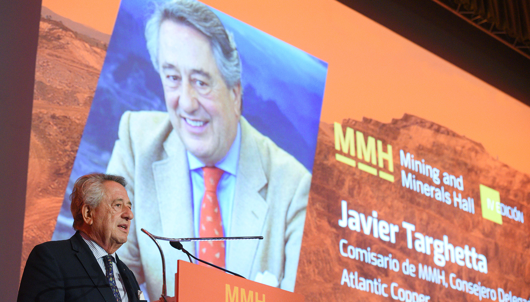 Homenaje a Javier Targhetta, consejero delegado de Atlantic Copper