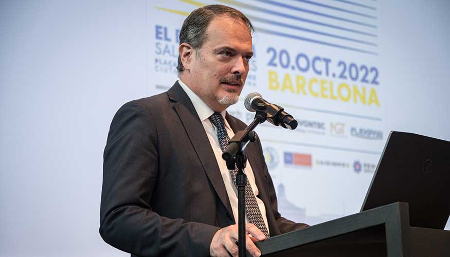 Joan Romero reiter el apoyo de la Generalitat de Catalunya a los proyectos de Apa, sumndose al Innovation Forum ApaExpo by R+T y su fundamentacin...