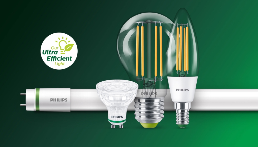 La gama ultraeficiente de Philips se posiciona como la lmpara LED con mayor eficiencia energtica del mercado