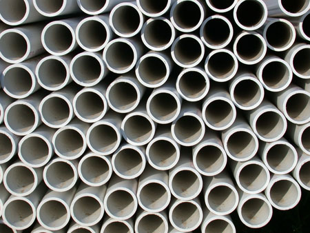 Hard PVC used in construction to manufacture Windows or pipes includes very few additives. Photo: Jason Krieger