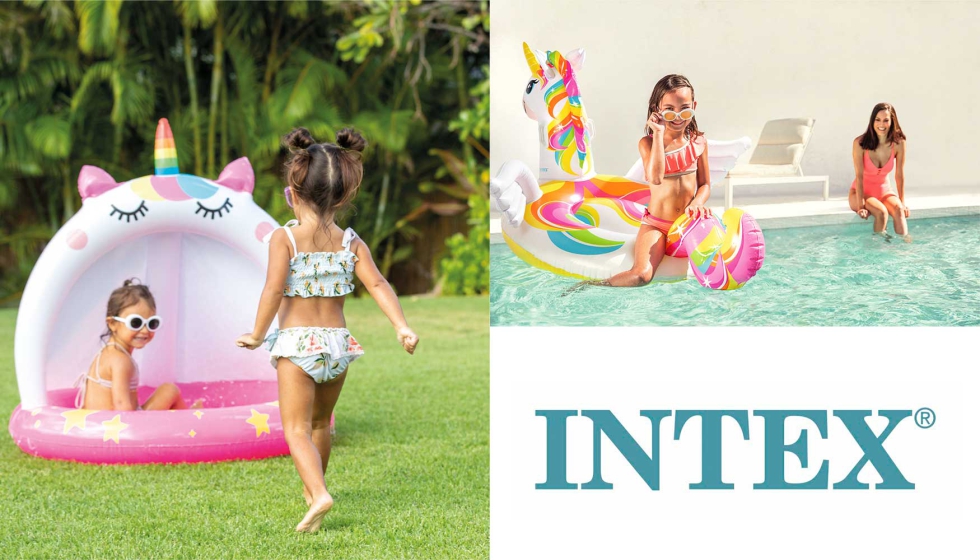 La marca Intex presenta cada ao nuevos modelos de piscinas infantiles y centros de juego acuticos
