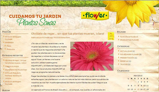 Flower crea un blog para todos los aficionados a la jardinera