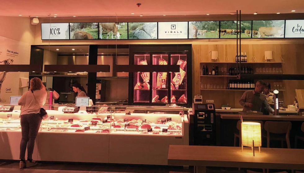 Su meat store, en pleno centro de Barcelona, combina el servicio de tienda y restauraci�n pudiendo elegir la pieza y ser cocinada al momento...