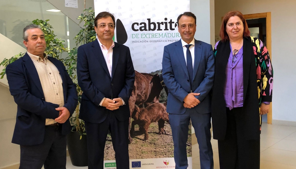 Presencia de autoridades en la presentacin del IGP Cabrito de Extremadura