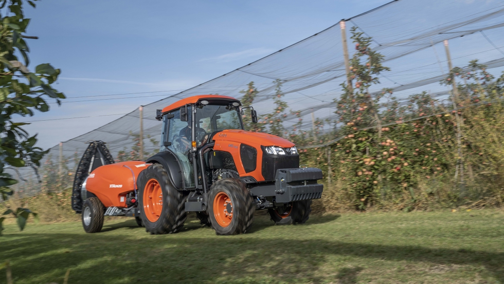 Kubota M5002 Narrow, verso com cabina