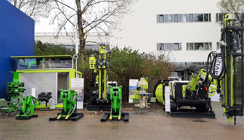 Stand da Fravizel na Bauma 2022 (rea exterior do recinto)