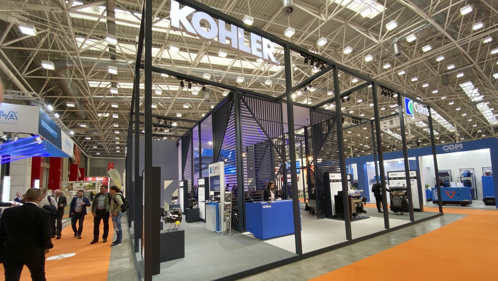 Kohler cont con un llamativo stand en el Pabelln 20