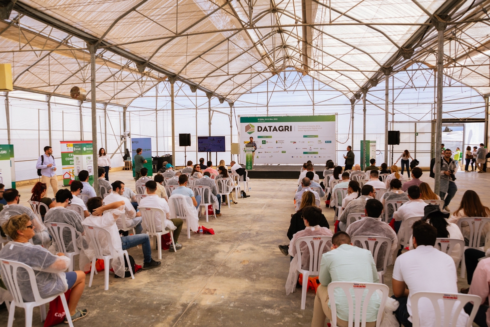 Los asistentes al Foro Datagri 2022 pudieron disfrutar del 'GreenHouse Day' en la finca experimental Las Palmerillas de Cajamar...