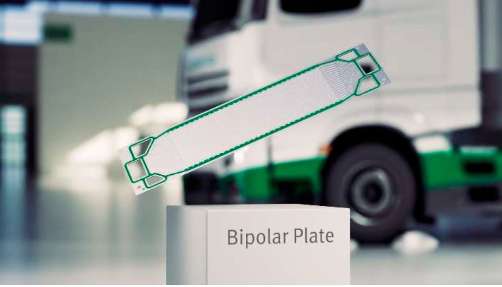 Schaeffler lleva desarrollando placas bipolares metlicas para bateras (stack) de pilas de combustible desde 2017 y en la actualidad las produce en...