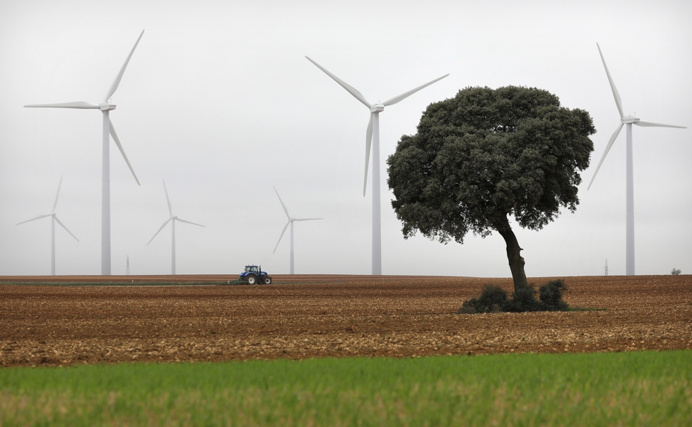 Parque elico de Iberdrola en Castilla y Len