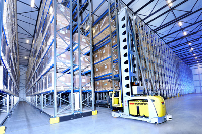 The new store of Zandbergen can store up to 30,000 tonnes of goods