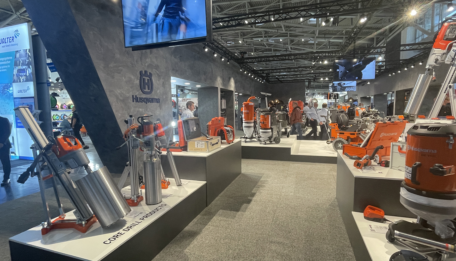 Stand de Husqvarna Construccin en Bauma 2022