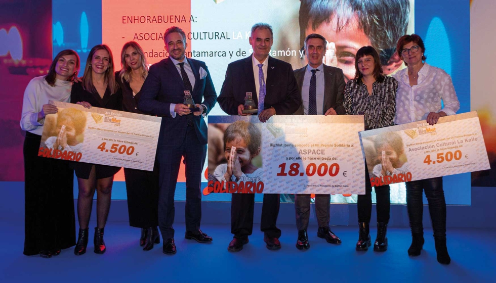 Galardonados con el VII Premio Solidario BigMat