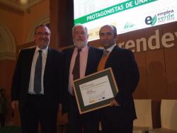 Rosendo García, responsable de Imener recoge el premio Emprendeverde