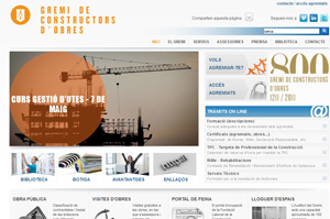 Nueva web del Gremio de Constructores de Obras de Barcelona y Comarcas