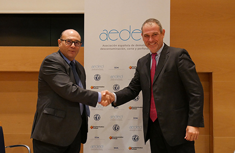 Jos� Luis Leandro y Pablo Budia durante la celebraci�n del Foro sobre Deconstrucci�n